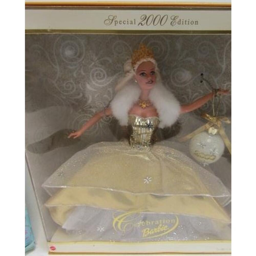 Hallmark Holiday Millenial CelebrationSpecial Edition 2000 Collector Barbie Doll